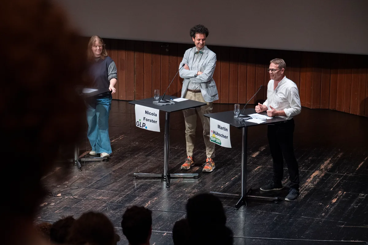 Jungpolitiker Podium