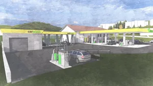 In Wald wird eine neue Tankstelle gebaut. In Wald wird eine neue Tankstelle gebaut.