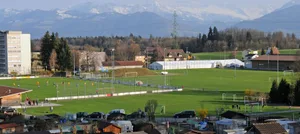 Blick auf die Sportplätzesituation Schützenwiese. Blick auf die Sportplätzesituation Schützenwiese.