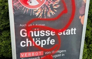 26775397-2 Das Feuerwerksverbot in Bubikon finden nicht alle toll.