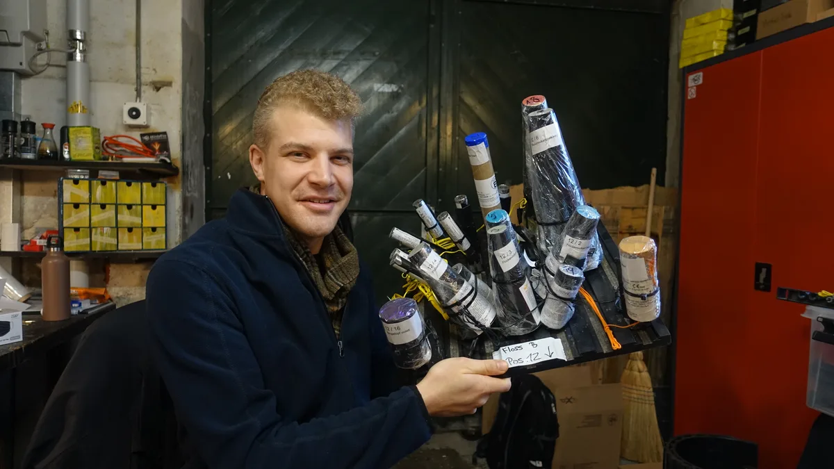 Janosch Bär, Pyrotechniker und Feuerwerker für Silvester in Pfäffikon 2023