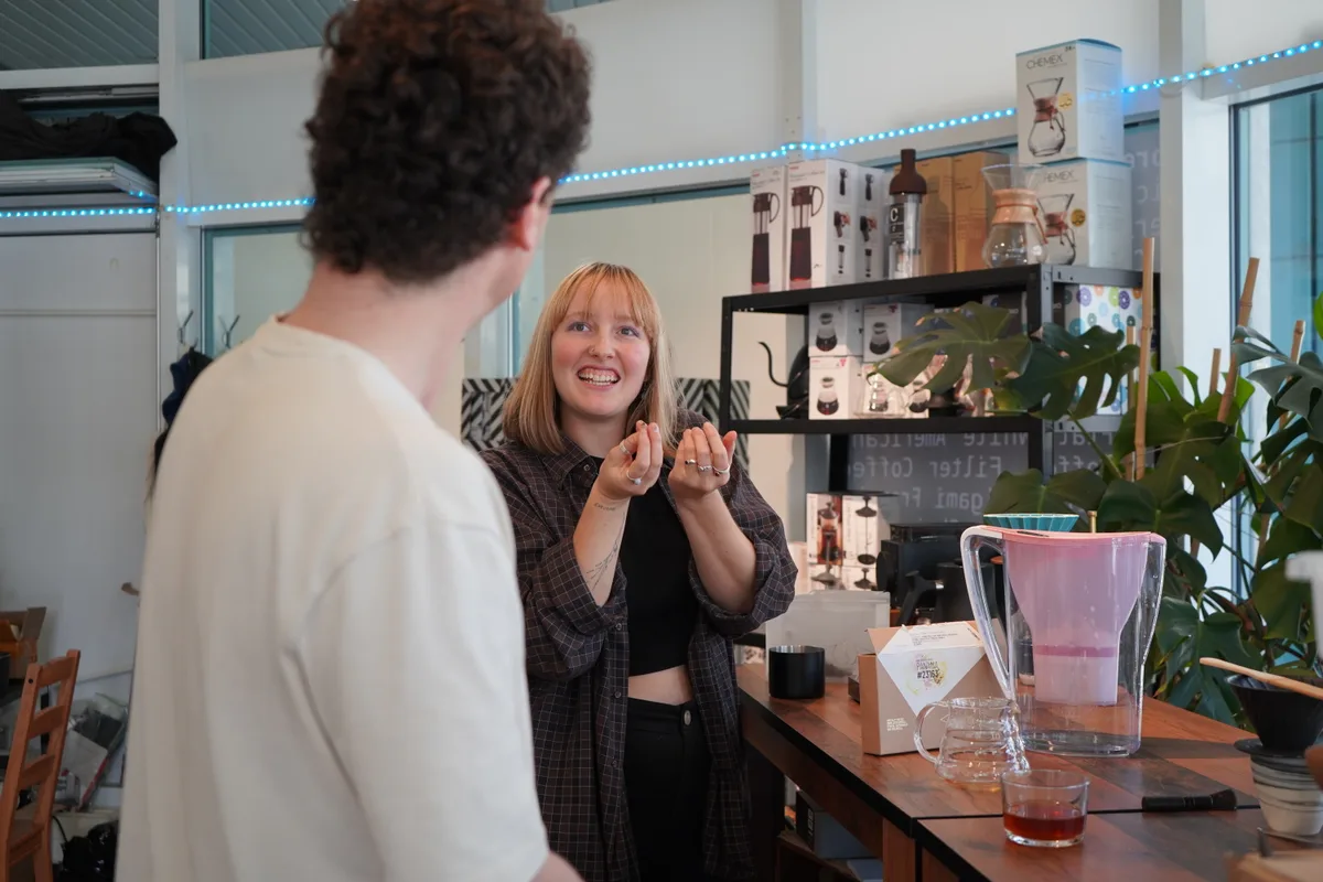 Viviane Jucker ist Schweizermeisterin im Brauen von Filterkaffee