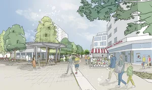 25906780-1 So sieht das Ustermer Zentrum in Zukunft aus.