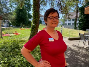 Irene Thenen ist Betriebsleiterin des Rosengartens. Irene Thenen ist Betriebsleiterin des Rosengartens.