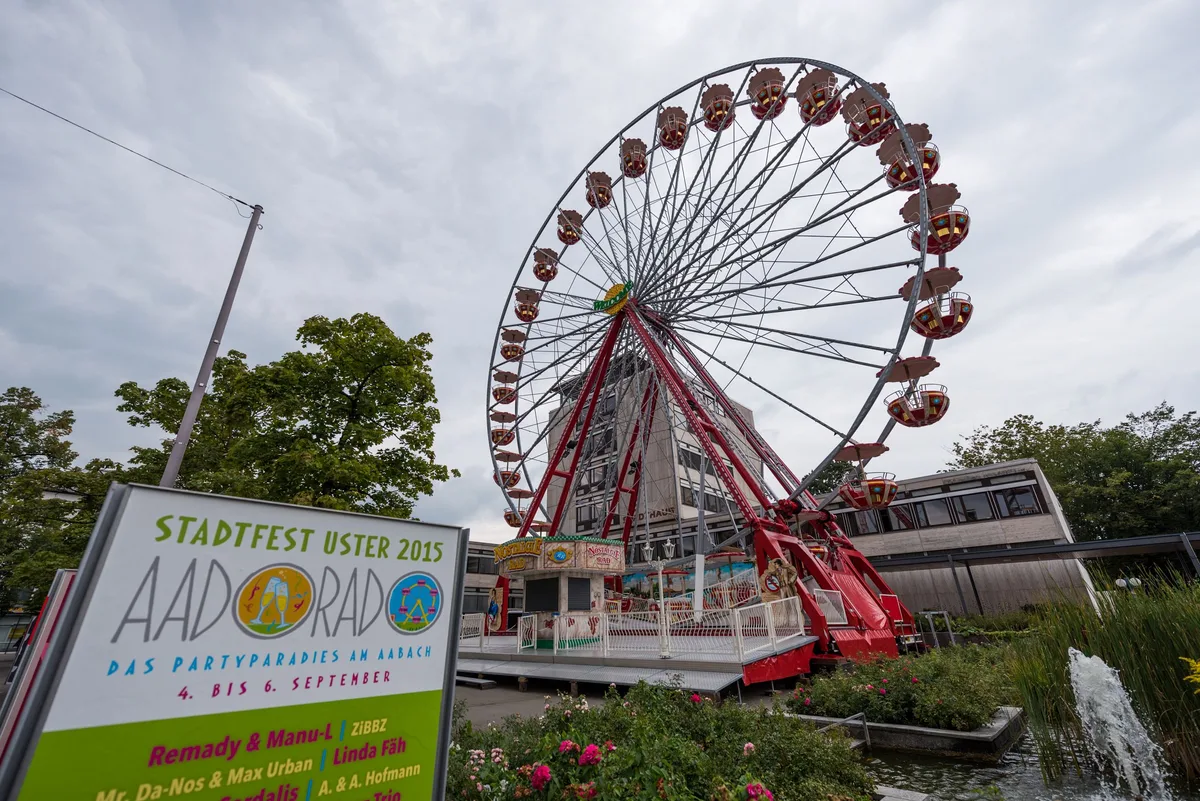 Unterwegs mit Beat Bucher vor dem Stadtfest Uster 2015 Unterwegs mit Beat Bucher vor dem Stadtfest Uster 2015