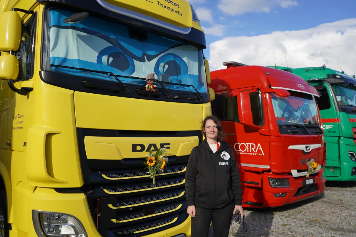 Lastwagen am Truckerfestival in Wetzikon