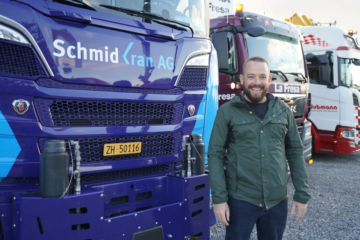 Lastwagen am Truckerfestival in Wetzikon