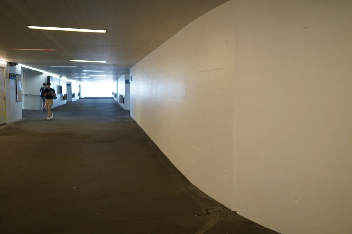 Die Bahnhofunterführung in Wetzikon nach den sichtbaren Arbeiten.