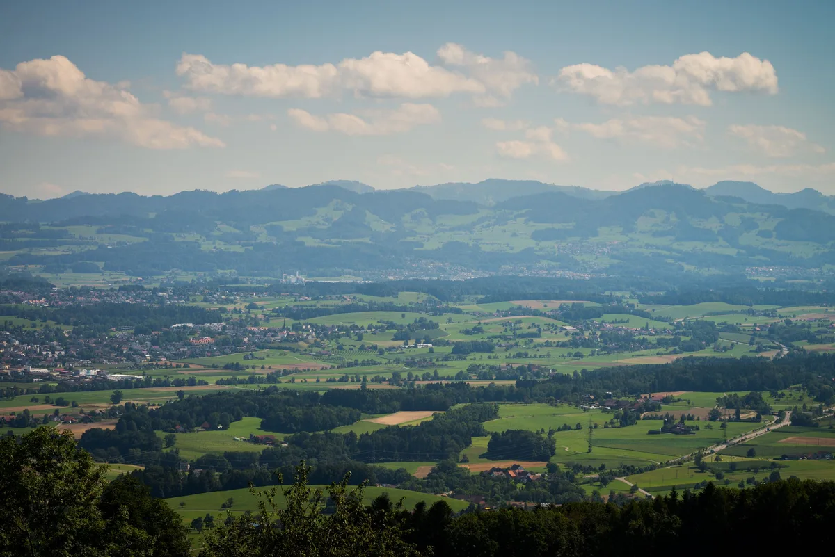 Pfannenstiel blick richtung Bachtel