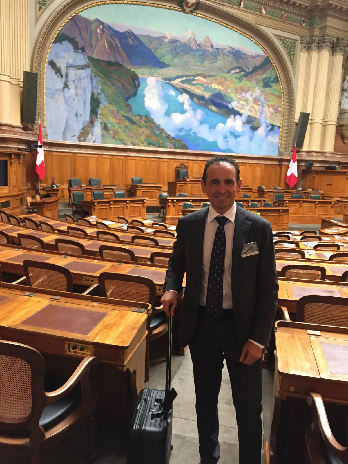 Bruno Walliser im Bundeshaus