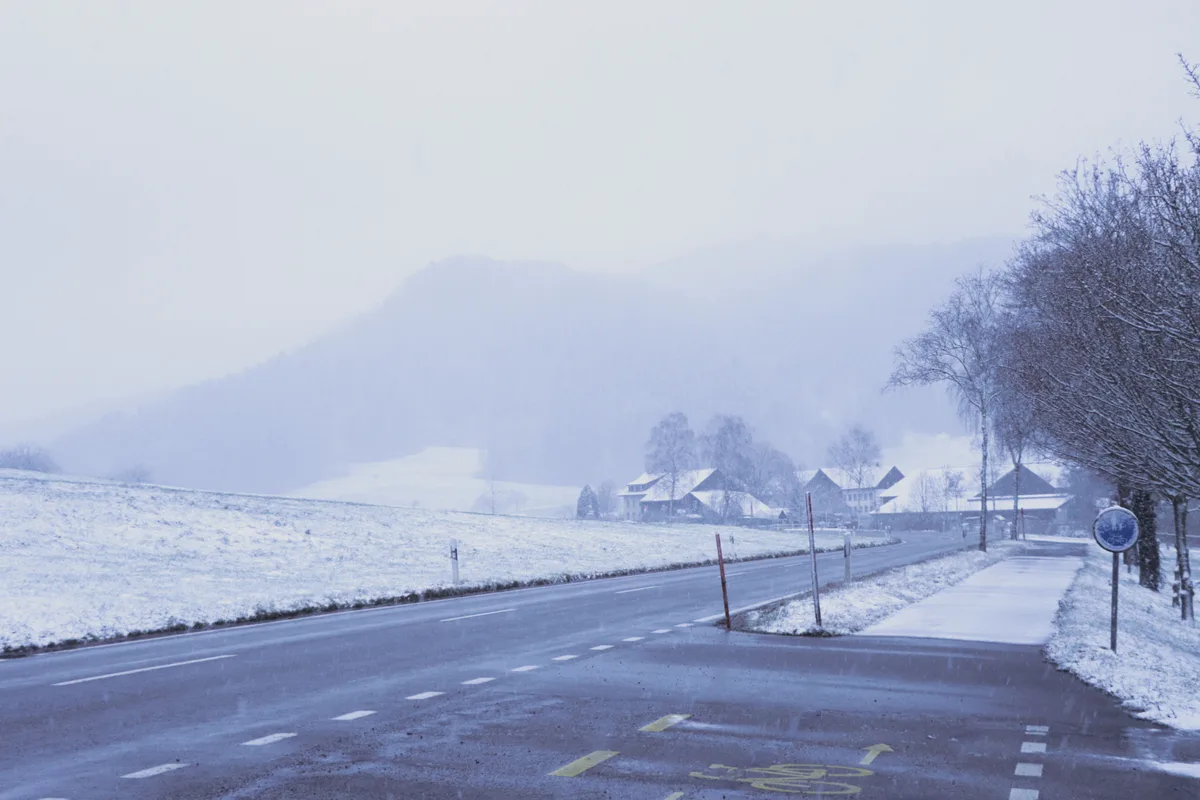 Erster Schnee im Zürcher Oberland 2023
