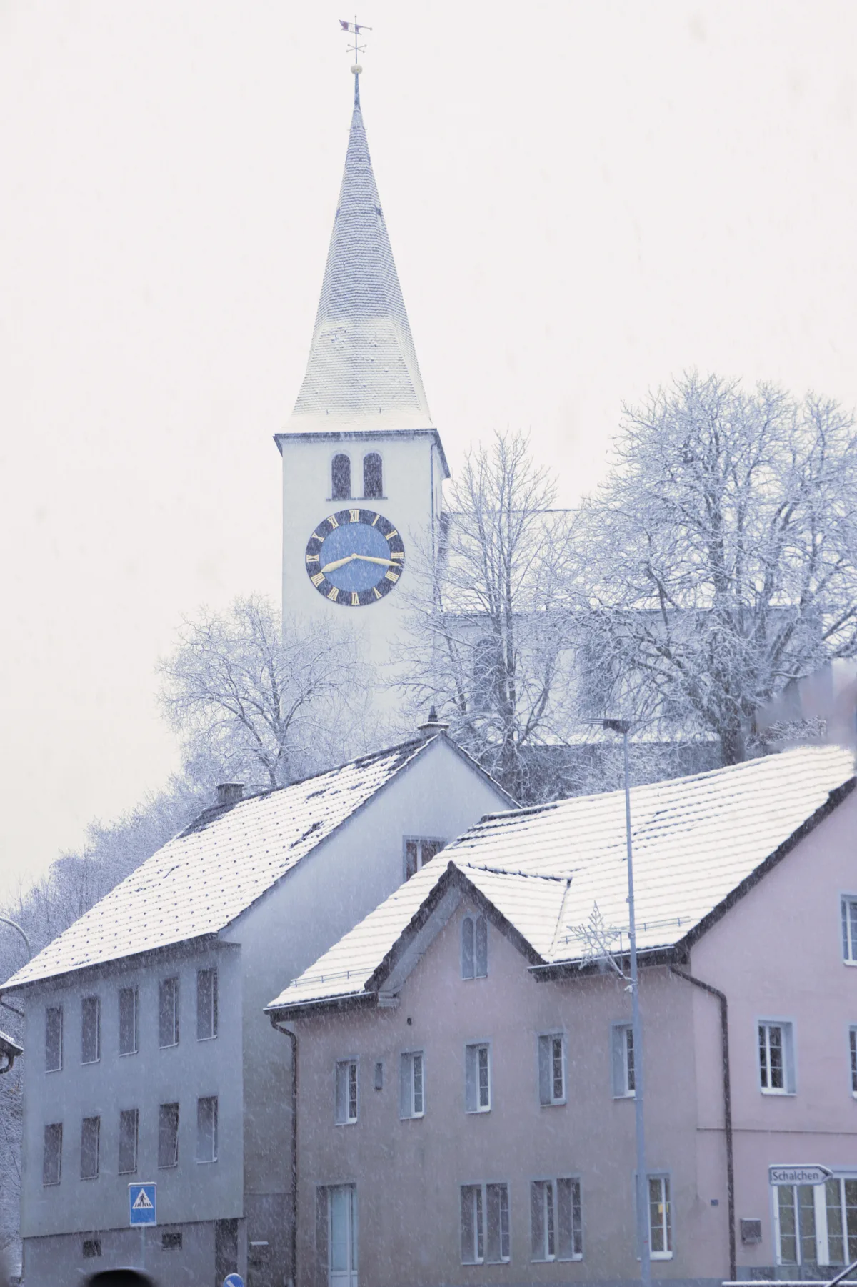 Erster Schnee im Zürcher Oberland 2023