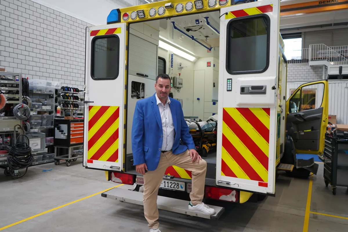 Weiss, wovon der spricht: Firmeninhaber Raphael Londero ist selbst diplomierter Rettungssanitäter HF.