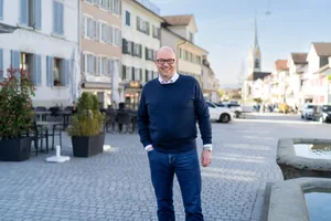 Marco Hirzel auf der Seestrasse in Pfäffikon Marco Hirzel auf der Seestrasse in Pfäffikon
