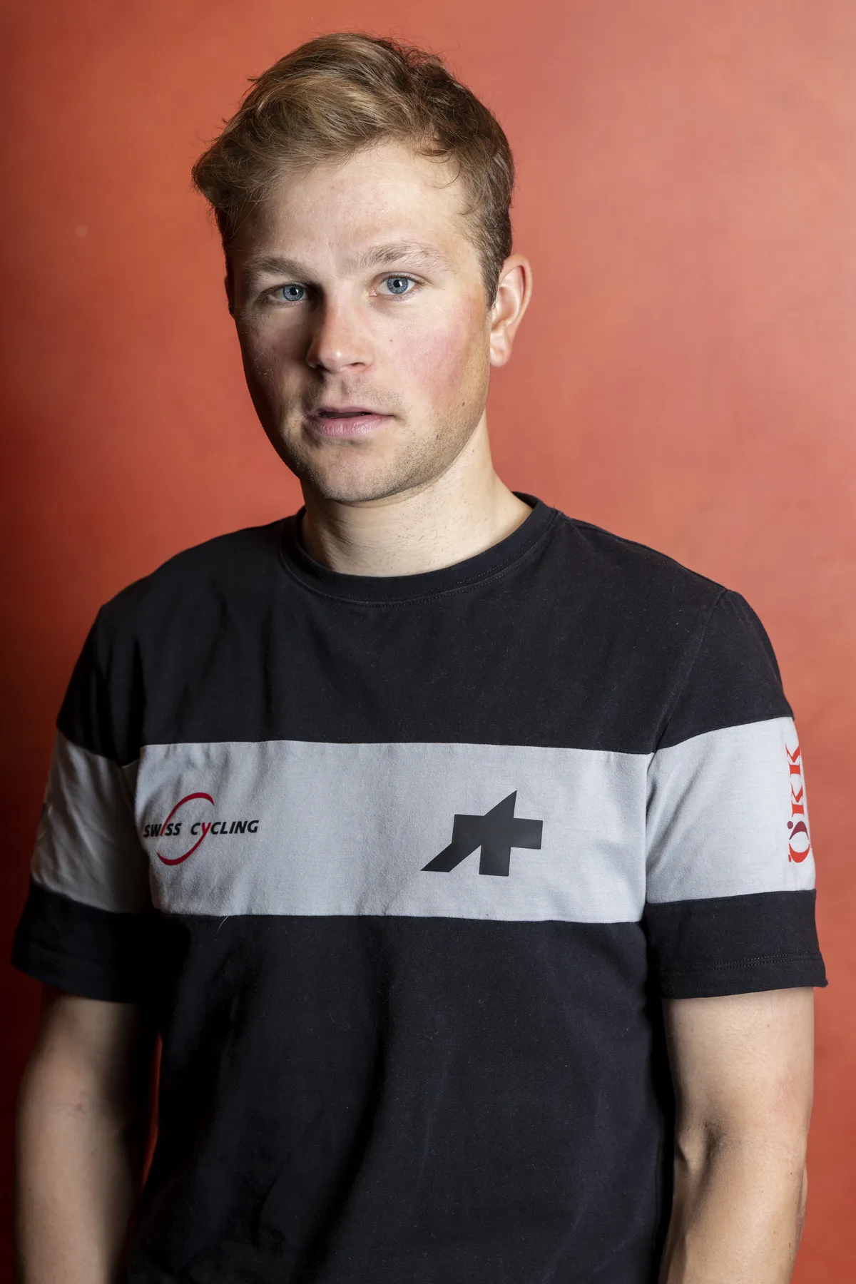 Am letzten Tag der EM folgt der wichtigste Einsatz von Lukas Rüegg. (Foto: Keystone) Lukas Rueegg von Swiss Cycling posiert am Montag, 6. Februar 2023, in Bettlach. Diese Woche finden die Radbahn Europameisterschaften in Grencehn statt. (KEYSTONE/Peter Schneider)