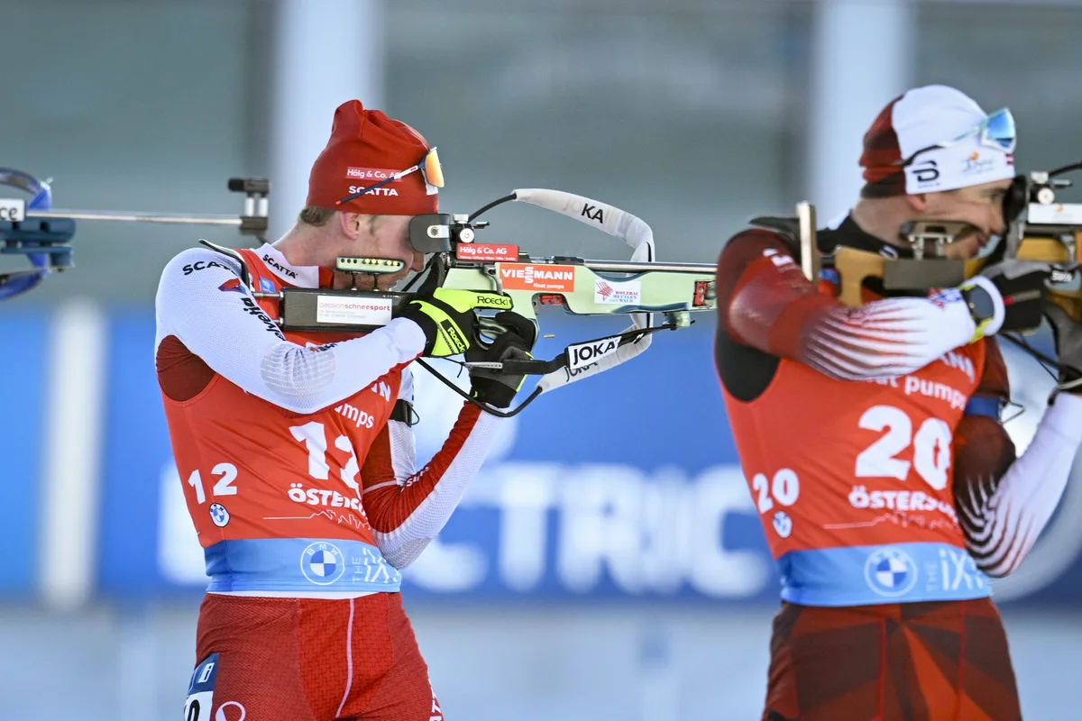 Keiner schoss im Weltcup besser als Sebastian Stalder. (Foto: Keystone) Sebastian Stalder war der treffsicherste Schütze im Weltcup.