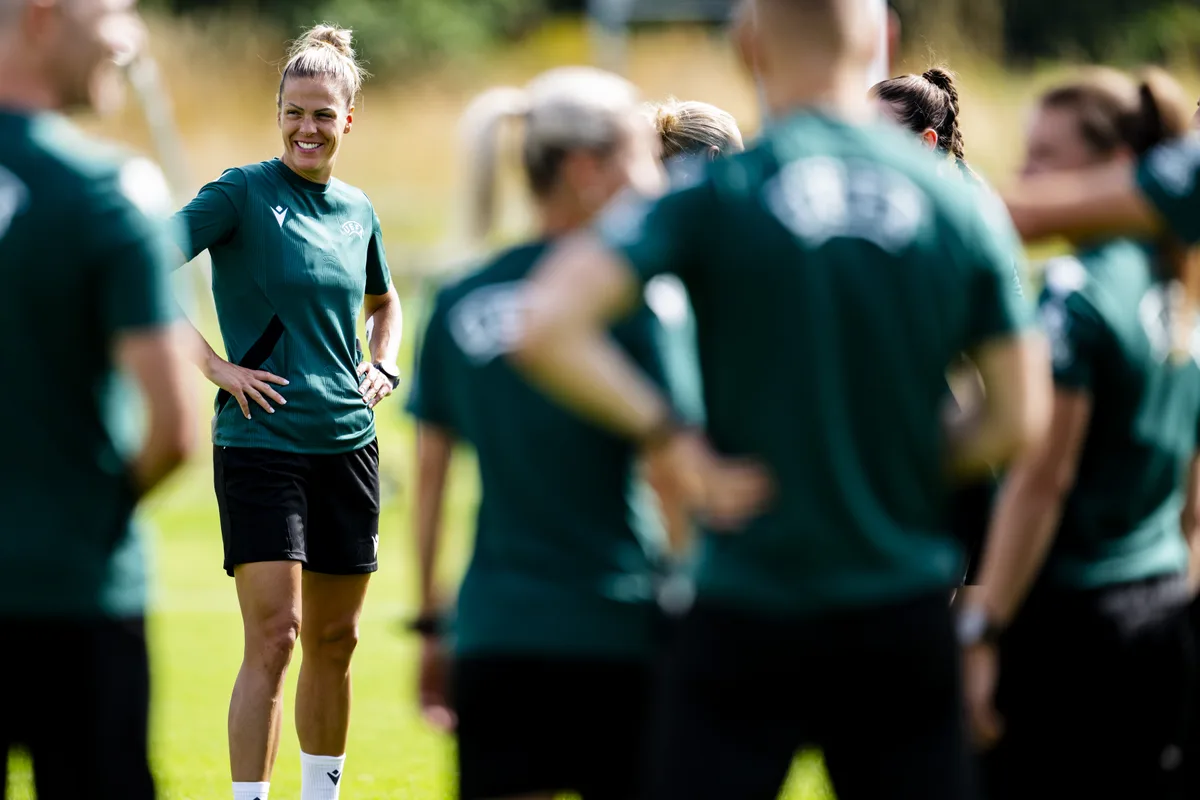 Désirée Grundbacher im Pre-Camp in Nyon.