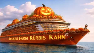 29716757-10 Der "Kürbis-Kahn" sticht schon im September in See.