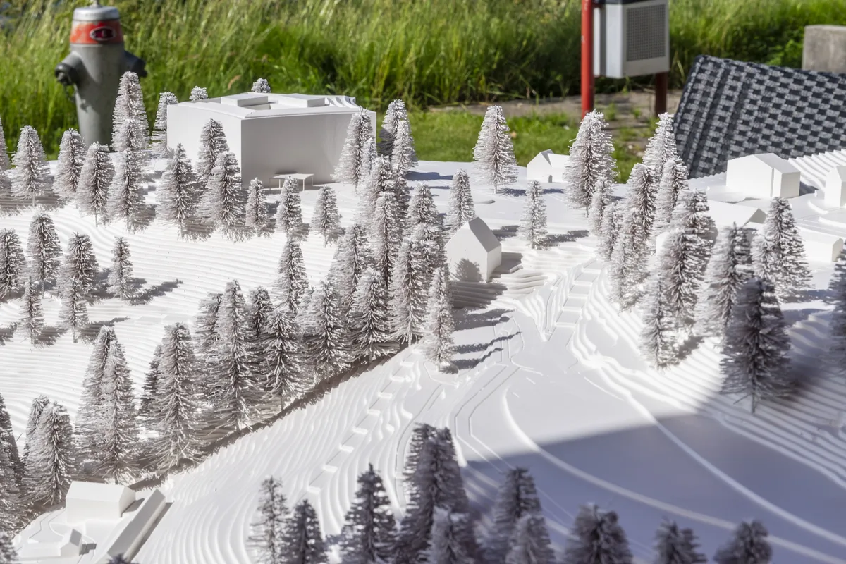 Feierliche Übergabe der Baubewilligung für den Neubau vom Reha-Zentrum Wald.