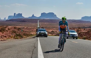 Die Weisslingerin Nicole Reist am Race Across America im Jahr 2022. Die Weisslingerin Nicole Reist am Race Across America im Jahr 2022.