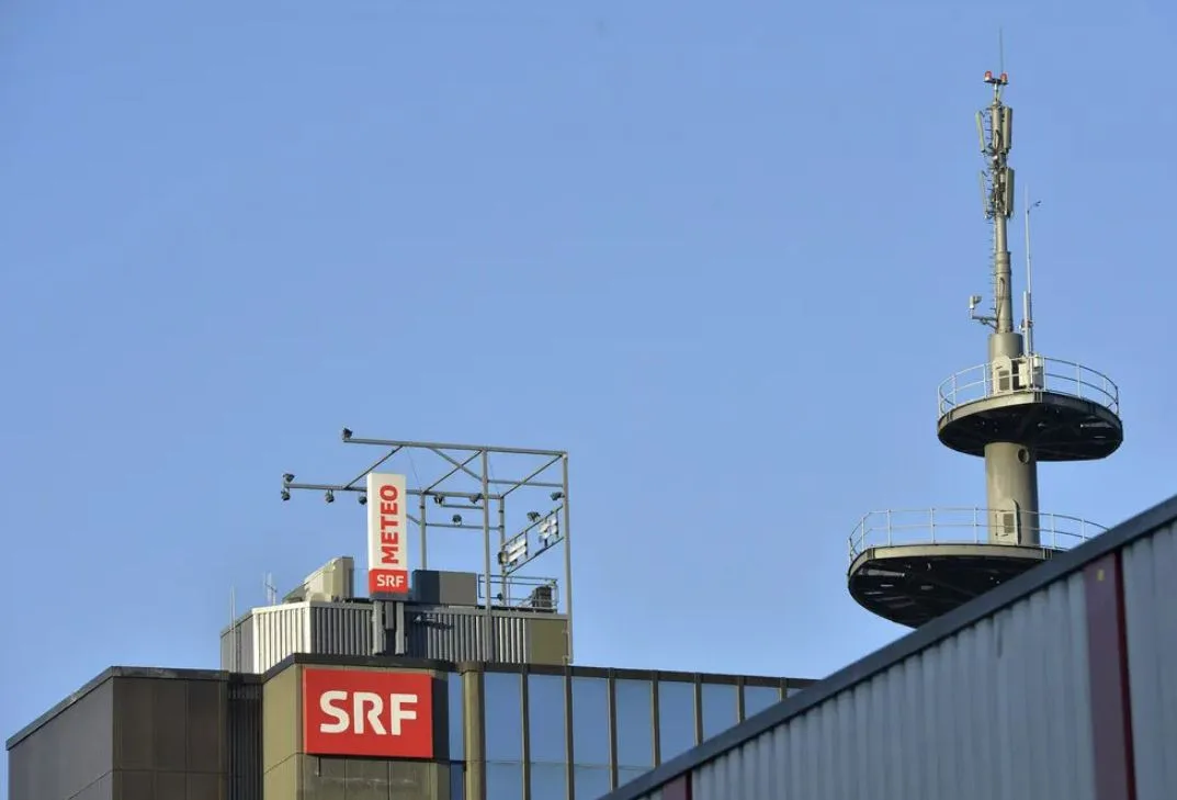 Ein Blick auf das SRF-Gebäude in Zürich-Oerlikon.