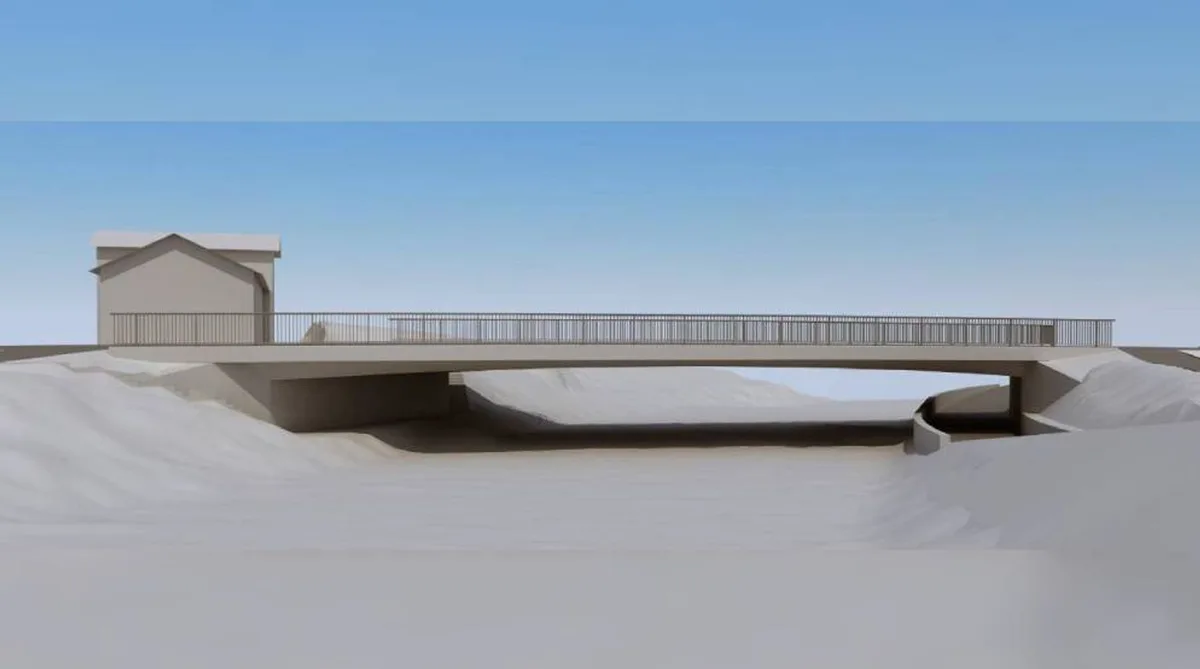 23745570-5 So soll die neue Tössbrücke in Wila dereinst aussehen.