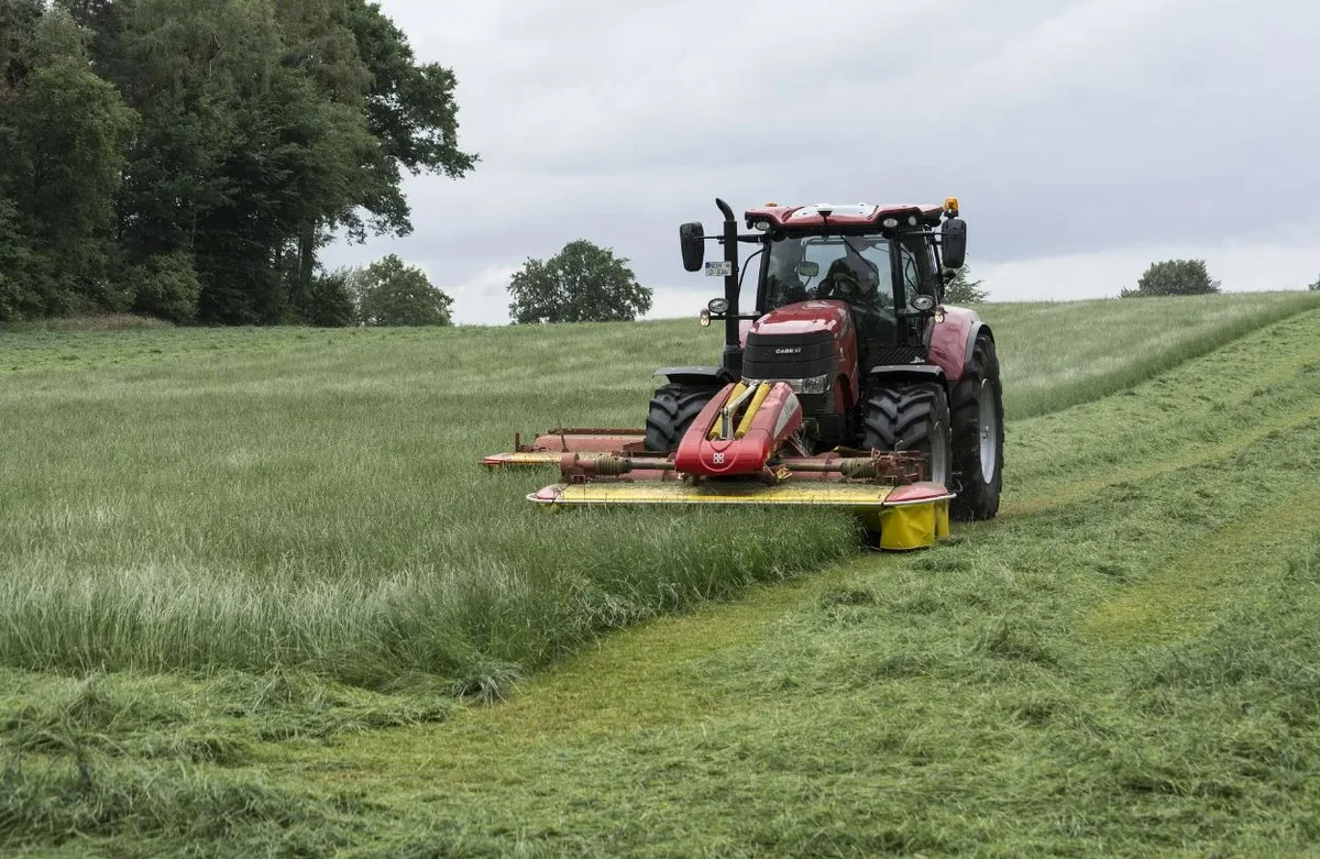 Überall in der Region sind die Bauern unterwegs, um Gras zu mähen und als Heu oder Siliergut ins Trockene zu bringen.