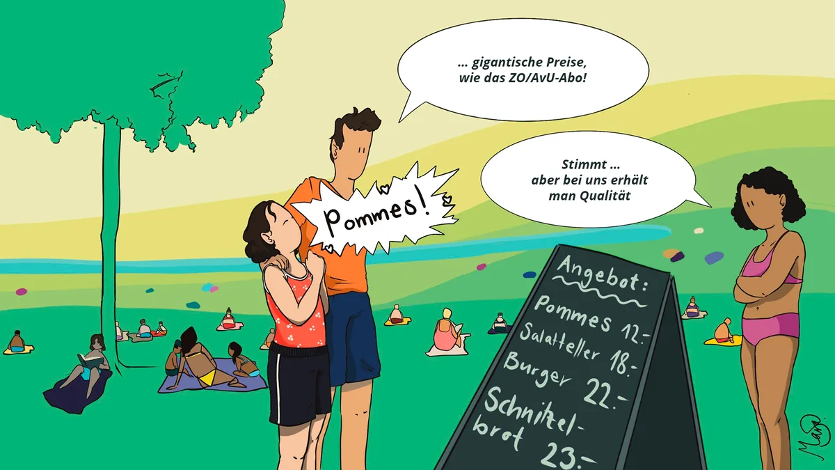 Mara Comic Pommes Sprechblasen Text