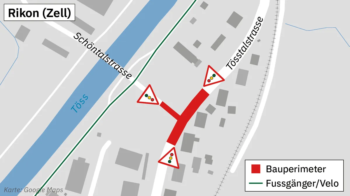 NEU Plan Baustelle Rikon Tösstalstrasse