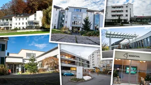Collage mit Altersheimen aus der Region Collage mit Altersheimen aus der Region