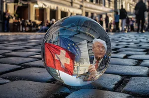 28365945-3 Sorgen für Sorgen: die schwache Konjunktur in der EU und die erratische US-Handelspolitik.